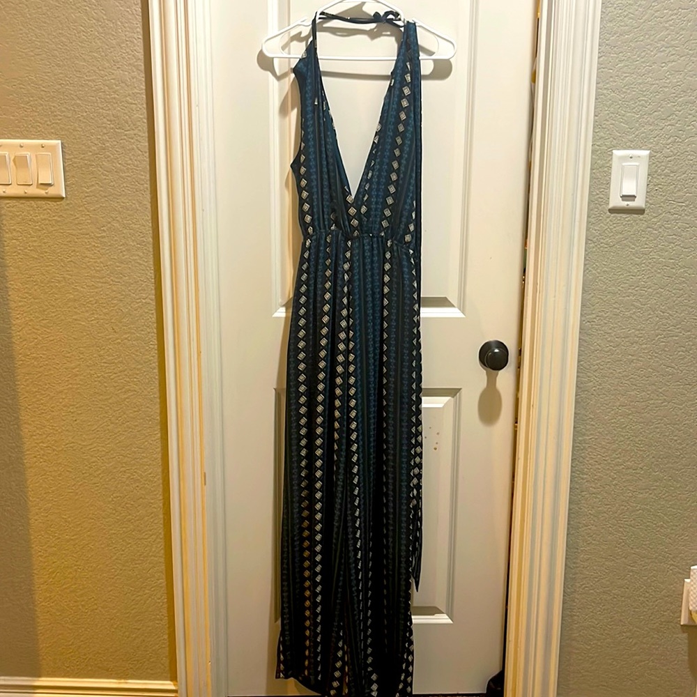 Teal jumpsuit